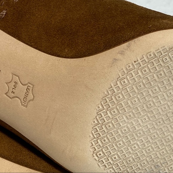 Tory Burch Huntington Fringe Suede Mules 7M 2010 - Picture 12 of 14